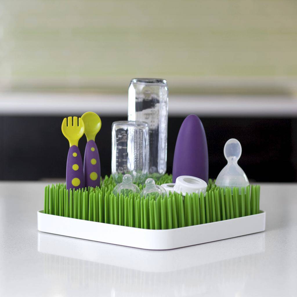 Boon grass trendy afdruiprekje groen 24,1 x 24,1 x 6,4 cm ...
