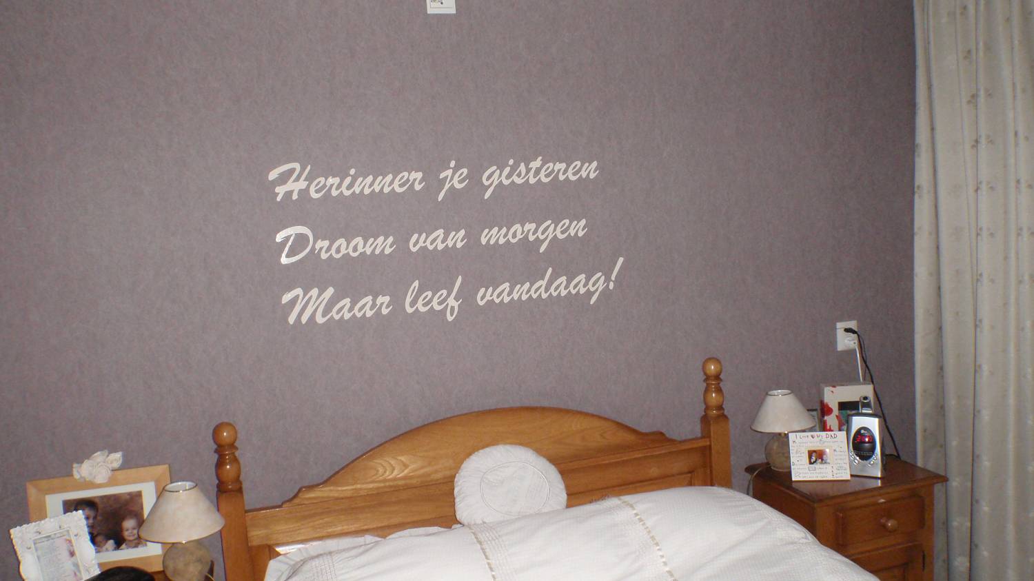 Slaapkamer gedicht dromen muurstickers en muurteksten van ...