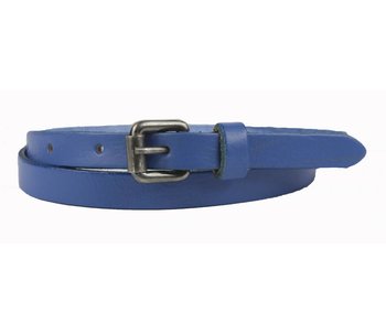 Petrol Riemen 15095 - Trendy smalle blauwe riem