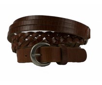 Joss Riemen 20846 - Cognac gevlochten riem