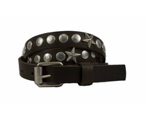 BeLtS 2019.0221 - Bruine riem met studs en sterren