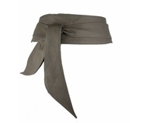 BeLtS 7002.3630 - Grijze nappa riem met lus (knoopriem)
