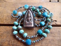 Chains of Edelstein mit einem wunderschönen Buddha Glücksbringer