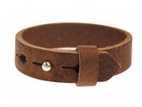 Sari Design lederen band, donker bruin