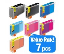 Canon 8/5 Serie MET CHIP Photo Set 7 stuks Canon 8/5 Serie MET CHIP Photo Set 7 stuks
