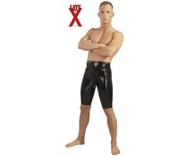 LateX Broek met Penis-Testikelhuls