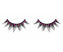 Baci Zwart-Roze Glamourwimpers -50% Baci Zwart-Roze Glamourwimpers -50%