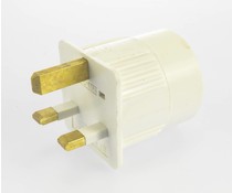 Rimba Real Leather & BDSM Reis Adapter Plug voor Engeland