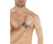 Rimba Real Leather & BDSM Polsband met Studs
