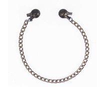 Rimba Real Leather & BDSM Knijperbollen met Ketting