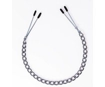 Rimba Real Leather & BDSM Tepelklemmen met Ketting