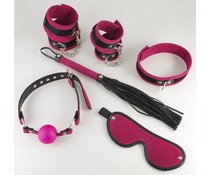 Rimba Real Leather & BDSM Soft Bondage Starter Set Pink Rimba Real Leather & BDSM Soft Bondage Starter Set Pink