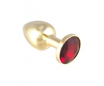 Rimba Real Leather & BDSM Rosebud Buttplug Klein Goud Rimba Real Leather & BDSM Rosebud Buttplug Klein Goud