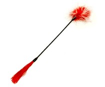Sportsheets Whip & Tickle - Rood/Wit