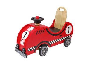 I'm Toy Race car houten loopfiets / duwwagen
