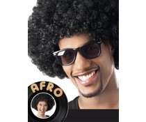 Afro pruik zwart Afro pruik zwart