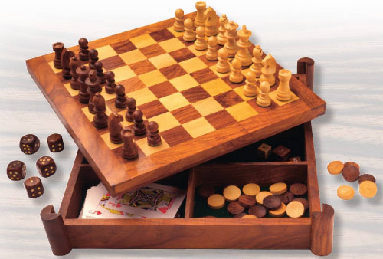 5 in 1 acquistare giochi di legno scatole "de luxe"? goods and ... Casse vino