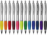 Balpen Jupiter (kunststof balpen met metalen clip en rubber grip)