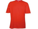T-shirt vermelhos! Baratos camisetas vermelhas com mangas curtas e gola redonda (100% algodão)