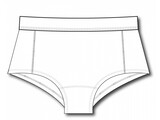 underwear, mensunderwear, mannenondermode, ondergoed, lingerie, heren, mannen Dames boxershort katoen wit