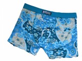 underwear, mensunderwear, mannenondermode, ondergoed, lingerie, heren, mannen Erkekler boksör aqua motif