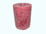 Kaars Maxium Rustique Rond Rood Ø 10x14 cm