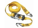 Masterlock Riem van 8,25meter met klemblokkeermechanisme met J-haken. Geel