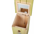 Observation Birdhouse made with mirror on inside