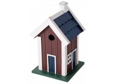 Luxury design villa bird in the color red (FSC 100%)