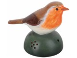 Decorative robin with chirp sound (with a motion detector and an on / off switch)