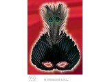 Carnival-accessories: Elegant feathers Mask, in different colours