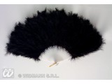 Carnival-accessory: feathers fan, different colours