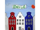 Geboorteschilderij 'Een nieuwe Bewoner'
