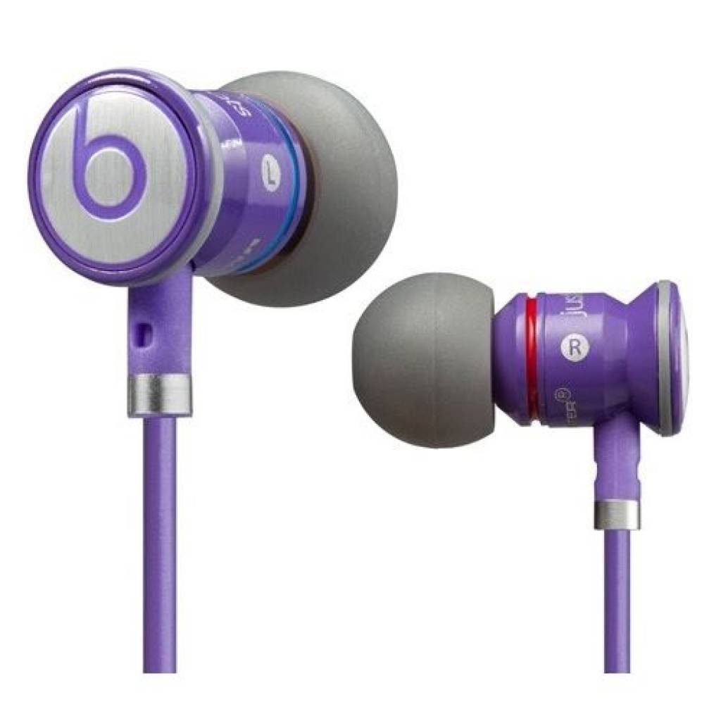 Beats by Dr. Dre iBeats JustBeats Purple oordopjes (Limited Edition!)