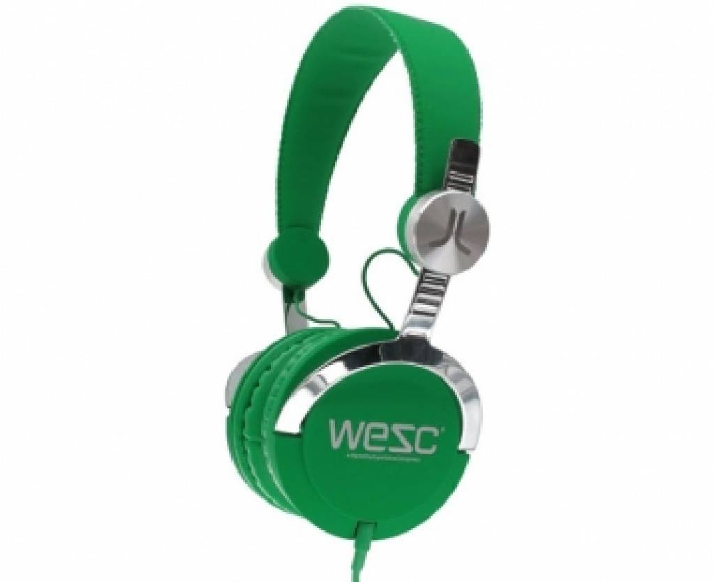 WeSC Bass Blanery Green koptelefoon