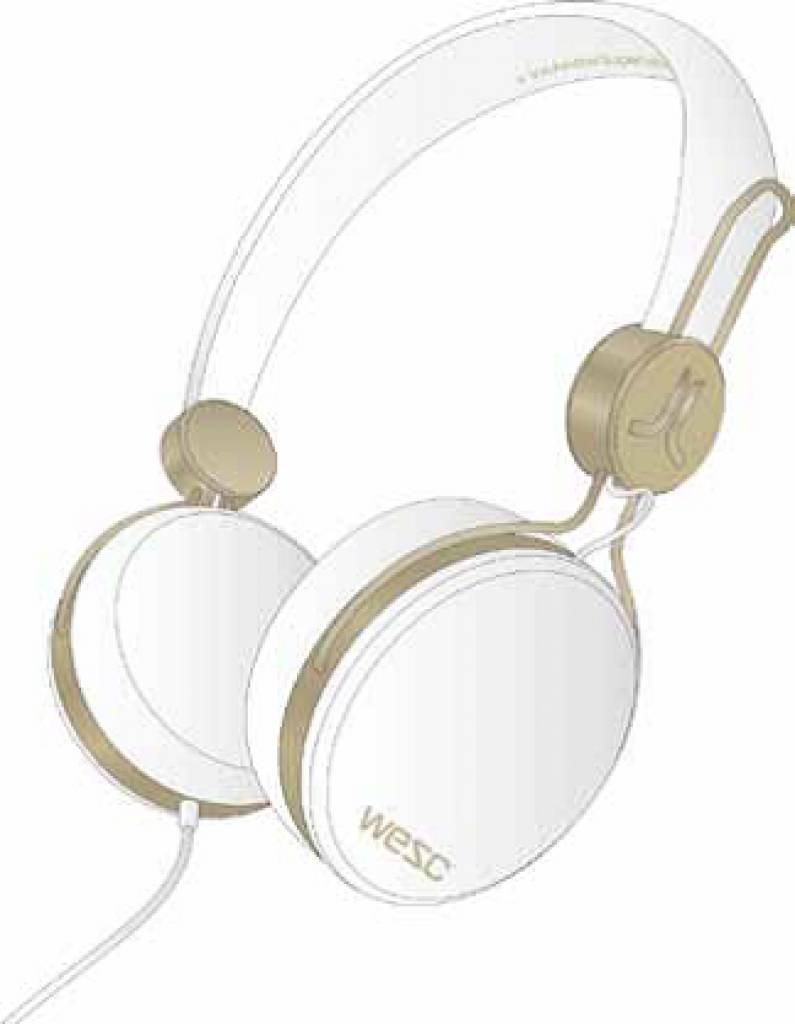 WeSC Banjar Golden White Headphone