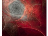 Atlas fotobehangposter Evolution 3 Red Silky Smoke 1245