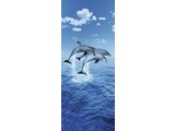 Wizard and Genius deurposter Three Dolphins 00599