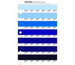 Pantone+285C Pantone PMS Solid Chips vervangingspagina op coated papier 128C ...