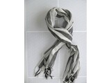 SL Collectie Shawl Antraciet / White