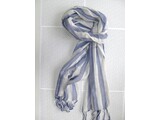 SL Collectie Shawl Royal / White