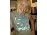 Funshirts Twitter Shirt Dames Grijs