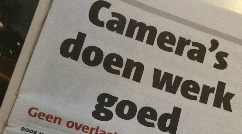 Camera's hebben ook echt nut