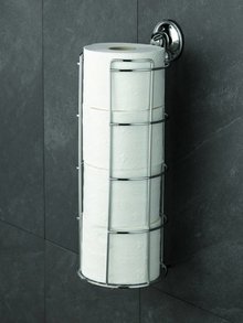 Everloc Toiletpapier voorraad houder met zuignap