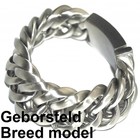Bukovsky Edelstalen armband brushed