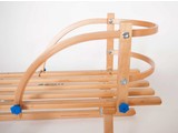 Rugleuning houten slee