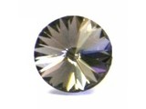 1122 Swarovski Rivoli Pointed Back SS29 - Black Diamond