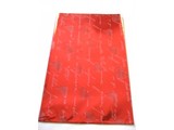 Gift Bag Metallic Red Heart - 5 pieces