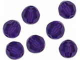 5000 Swarovski Faceted Round Beads - Purple Velvet