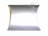 Folding box 10 cm x 12 - Matte Silver - 5 pieces